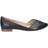Hush Puppies Marley Ballerina Leder Slip On Shoenen - Zwart