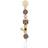 Goki Soother Chain Ladybird