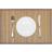 vidaXL 242108 6-pack Dækkeserviet Brun, Naturfarvet (45x30cm)