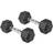 Olive Rubber Hex Dumbbell 2x5kg