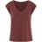 Pieces Modal T-shirt - Red Mahogany