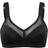 Swegmark Net Faitrade Cotton Soft Bra - Black