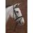 Hy Equestrian Padded Flash Bridle with Rubber Grip Reins