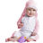 Sunseal UV Suit - Pastel Pink/White