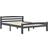 vidaXL Solid Pine 66cm Sengeramme 140x200cm