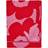 Marimekko Unikko Bath Towel Pink/Red (150x70cm)