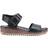 Hush Puppies Ellie Leren Sandalen - Zwart