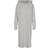 Noisy May Long Sweat Dress - Light Grey Melange