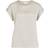 Vila Satin Look Short Sleeved Top - Beige/Dove