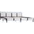 vidaXL Bed Frame with LED 68cm Sengeramme 180X200cm