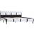 vidaXL Bed Frame with LED 68cm Sängram 140x200cm