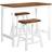 vidaXL 245547 3-pack Barbord 60x108cm 3stk