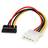 StarTech LP4-SATA Angle M-F 0.2m