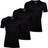 Lacoste Lounge Slim T-shirts 3-pack - Black