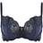 Wacoal Lace Affair Classic Underwire Bra - Black/Graphite