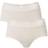 Trofé Lace Trimmed Midi Briefs 2-pack - Beige