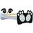 Kobi Panda Cot with Mattress 70x140cm