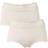 Trofé Lace Trimmed Maxi Briefs 2-Pack - Beige