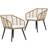 vidaXL 48576 2-pack Havestol