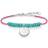 Thomas Sabo Ladies Love Bridge Bracelet - Silver/Turquoise/Pink