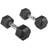 Olive Rubber Hex Dumbbell 7kg