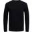 Jack & Jones Jjehill Knit Crew Neck Pullover Black Male