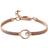 Skagen Elin Crystal Circle Bracelet - Rose Gold/Transparent