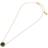 Marc Jacobs The Medallion Pendant - Black/Gold/Transparent