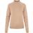 Pieces Esera Ls High Neck Knit - Beige