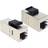 DeLock Keystone RJ45-RJ45 STP Cat6 F-F Adapter