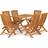 vidaXL 3059602 Patio Dining Set, 1 Table incl. 6 Chairs