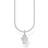 Thomas Sabo Heart Shaped Pendant Necklace - Silver/Transparent