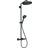 Hansgrohe Croma Select S Showerpipe 280 1jet EcoSmart (26891670) Black