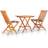 vidaXL 3063238 Caféset, 1 Bord inkl. 2 Stolar