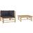 vidaXL 313152 Loungeset, 1 Bord inkl. 1 Soffor