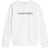 Calvin Klein Kid's Institutional Logo Sweatshirt - White