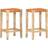 vidaXL - Bar Stool 75cm 2pcs