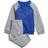 Adidas Infant Essentials Logo Sweatshirt & Pants Gender Neutral - Bold Blue/White (GS4266)