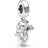 Pandora Watering Can & Trowel Dangle Charm - Silver/Transparent/Yellow