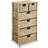 vidaXL Storage Unit with 6 Baskets Garderobe