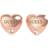 Guess Lovers Hearts Earrings - Rose Gold/Transparent