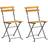 vidaXL 313160 2-pack Havestol