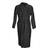 A&R Towels Bath Robe With Shawl Collar - Black