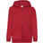 Fruit of the Loom Kid's Hooded Sweatshirt Jacket - Red