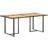 vidaXL 320695 Natural Dining Table 90x180cm