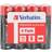 Verbatim AA Alkaline Compatible 4-pack Black/Red