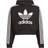 Adidas Adicolor Cropped Hoodie - Black/White (H32337)