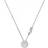 Michael Kors Collar Pave Halo Necklace MKC1208AN040 Plata 00