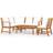 vidaXL 3057770 Loungeset, 1 Bord inkl. 4 Soffor