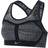 Nike Fe/Nom Flyknit High Support Non Padded Sports Bra - Black/Grey/White